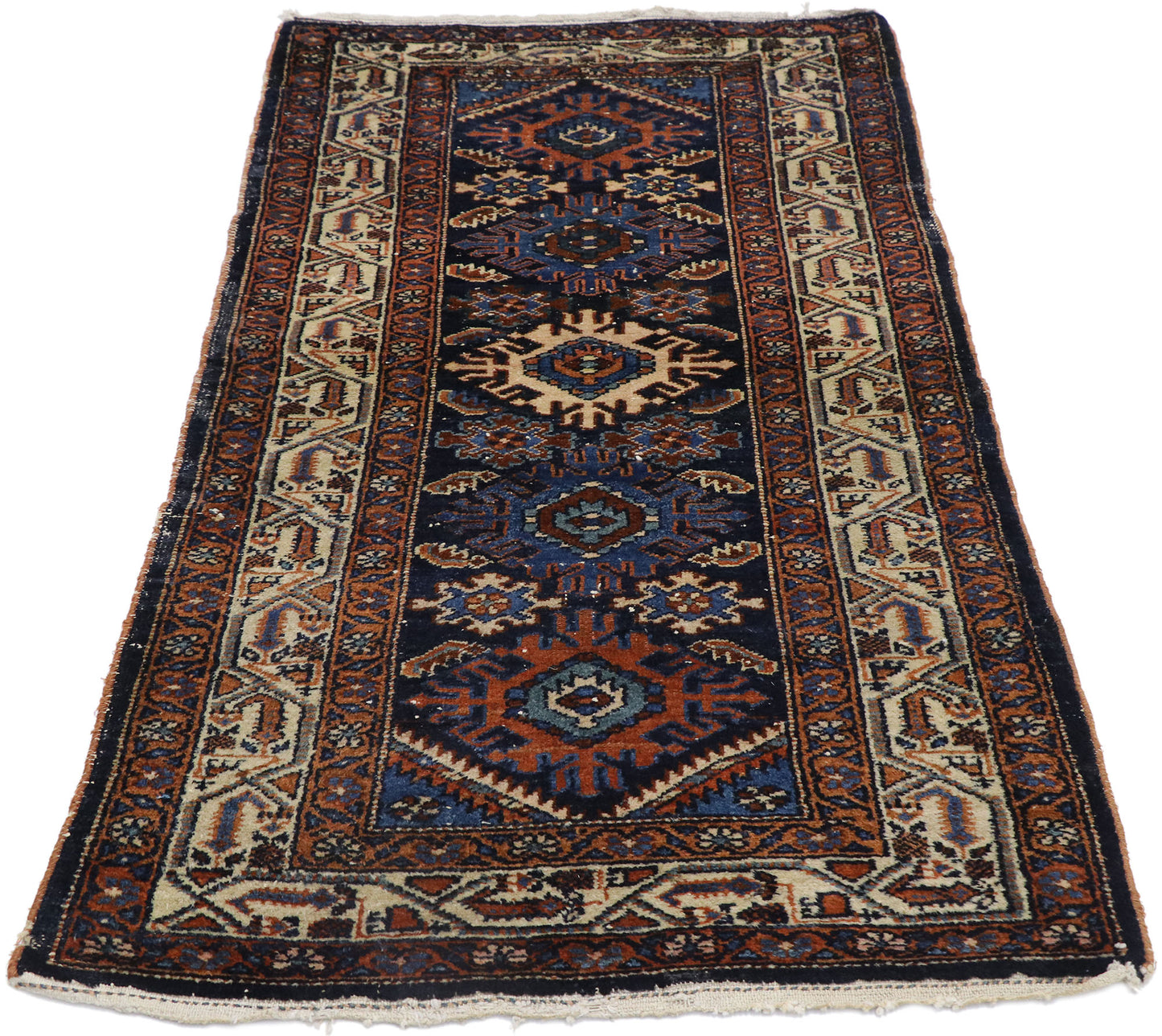3 x 5 Vintage Persian Heriz Rug 78053