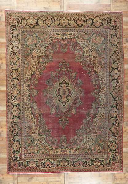 10 x 14 Antique Persian Mahal Rug 78063