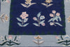 2 x 4 Vintage Chinese Floral Kilim Rug 78071