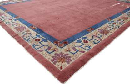 8 x 10 Antique Chinese Peking Rug 78079