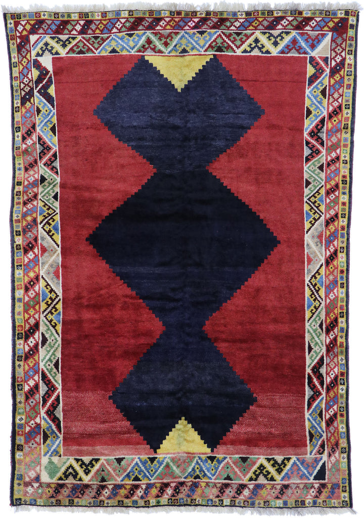 7 x 10 Vintage Persian Shiraz Rug 78083