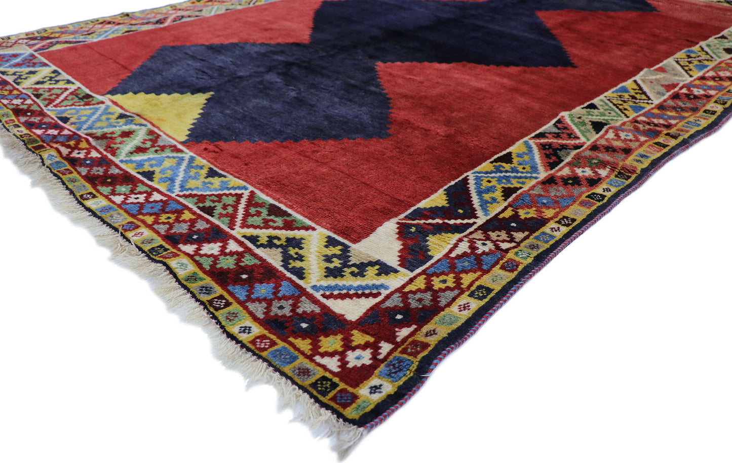 7 x 10 Vintage Persian Shiraz Rug 78083