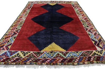 7 x 10 Vintage Persian Shiraz Rug 78083