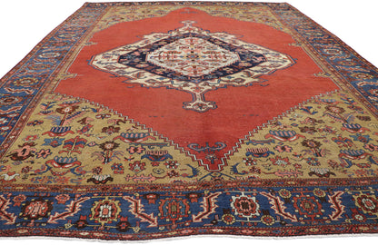 11 x 15 Antique Persian Bakshaish Rug 78085
