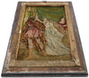 2 x 4 Antique English Needlepoint Tapestry 78092