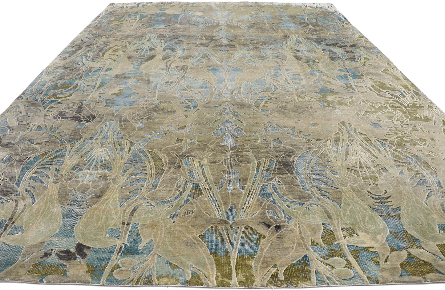 9 x 12 Contemporary High-Low Rug 78096