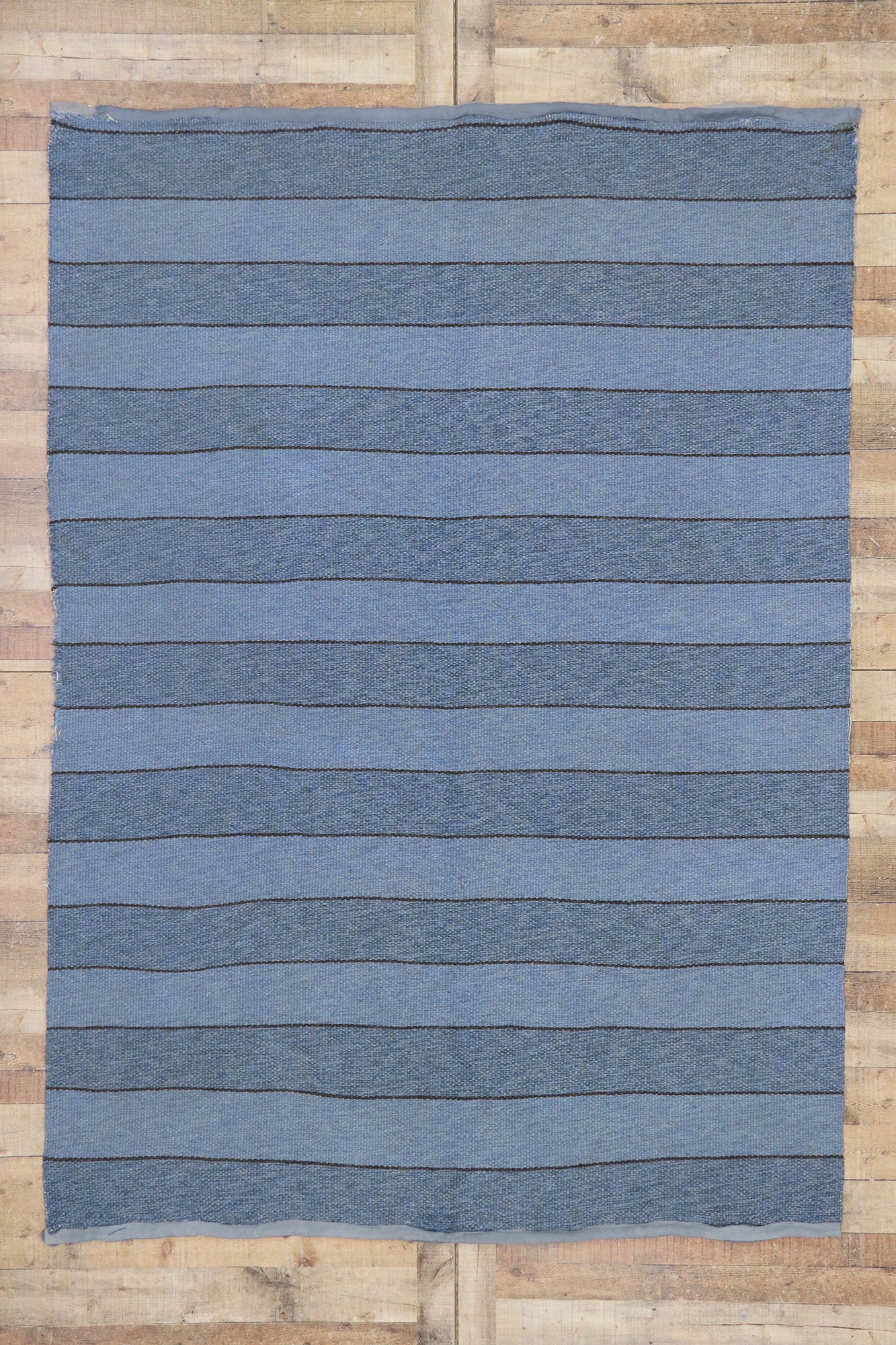 6 x 9 Vintage Swedish Kilim Rollakan Rug 78104
