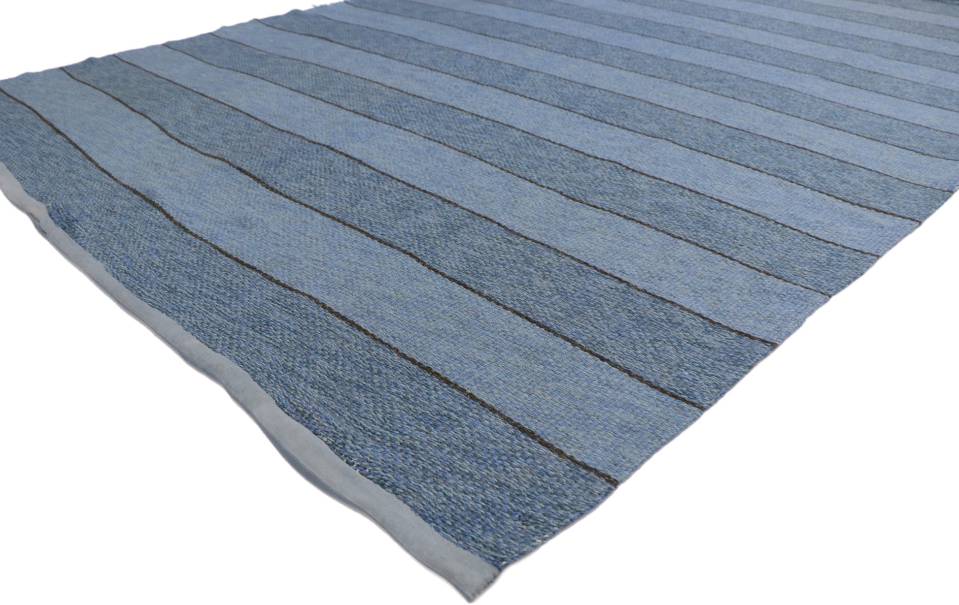 6 x 9 Vintage Swedish Kilim Rollakan Rug 78104