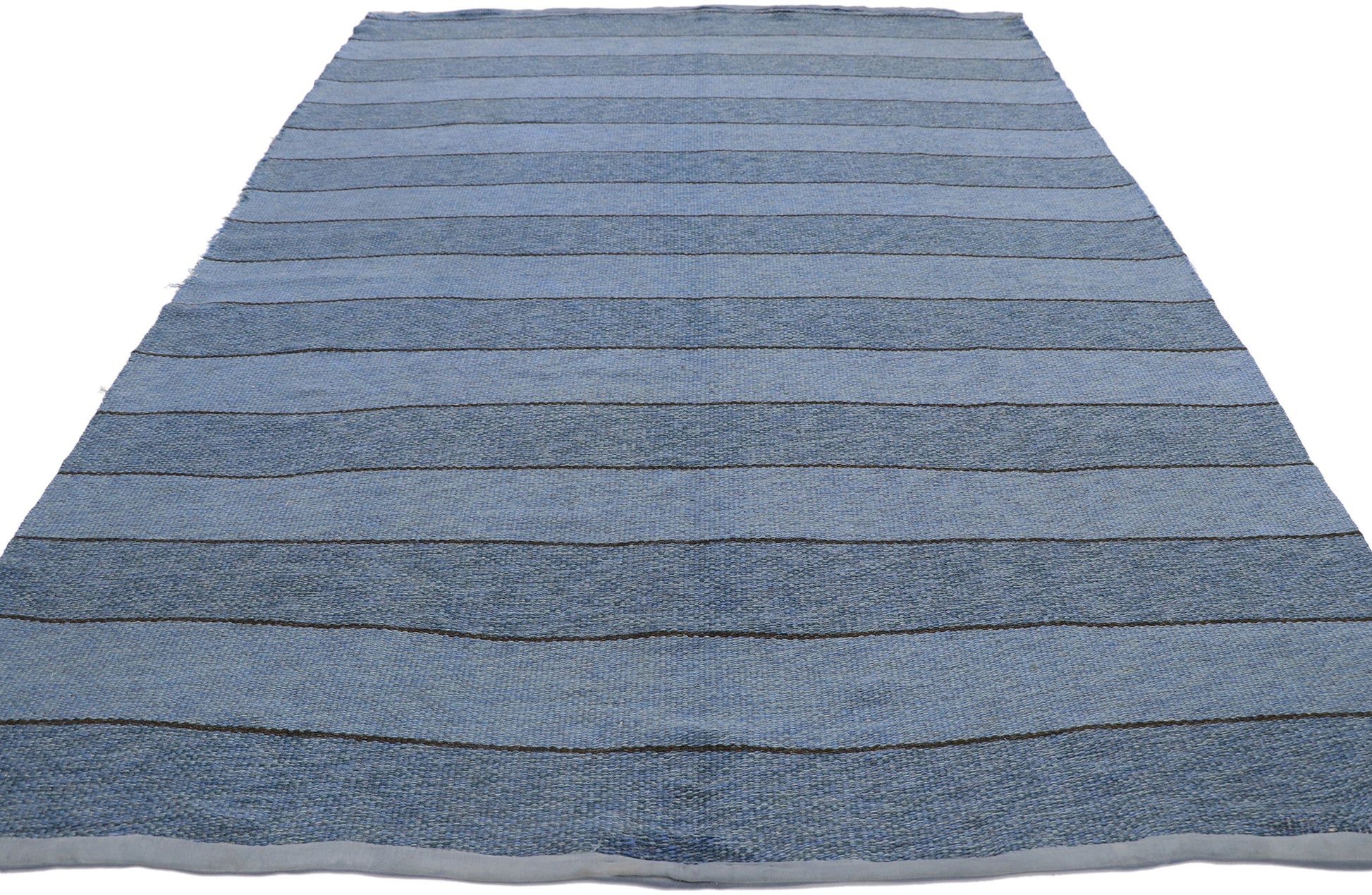 6 x 9 Vintage Swedish Kilim Rollakan Rug 78104