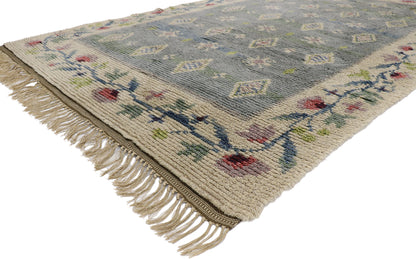 6 x 10 Vintage Swedish Rya Rug 78105