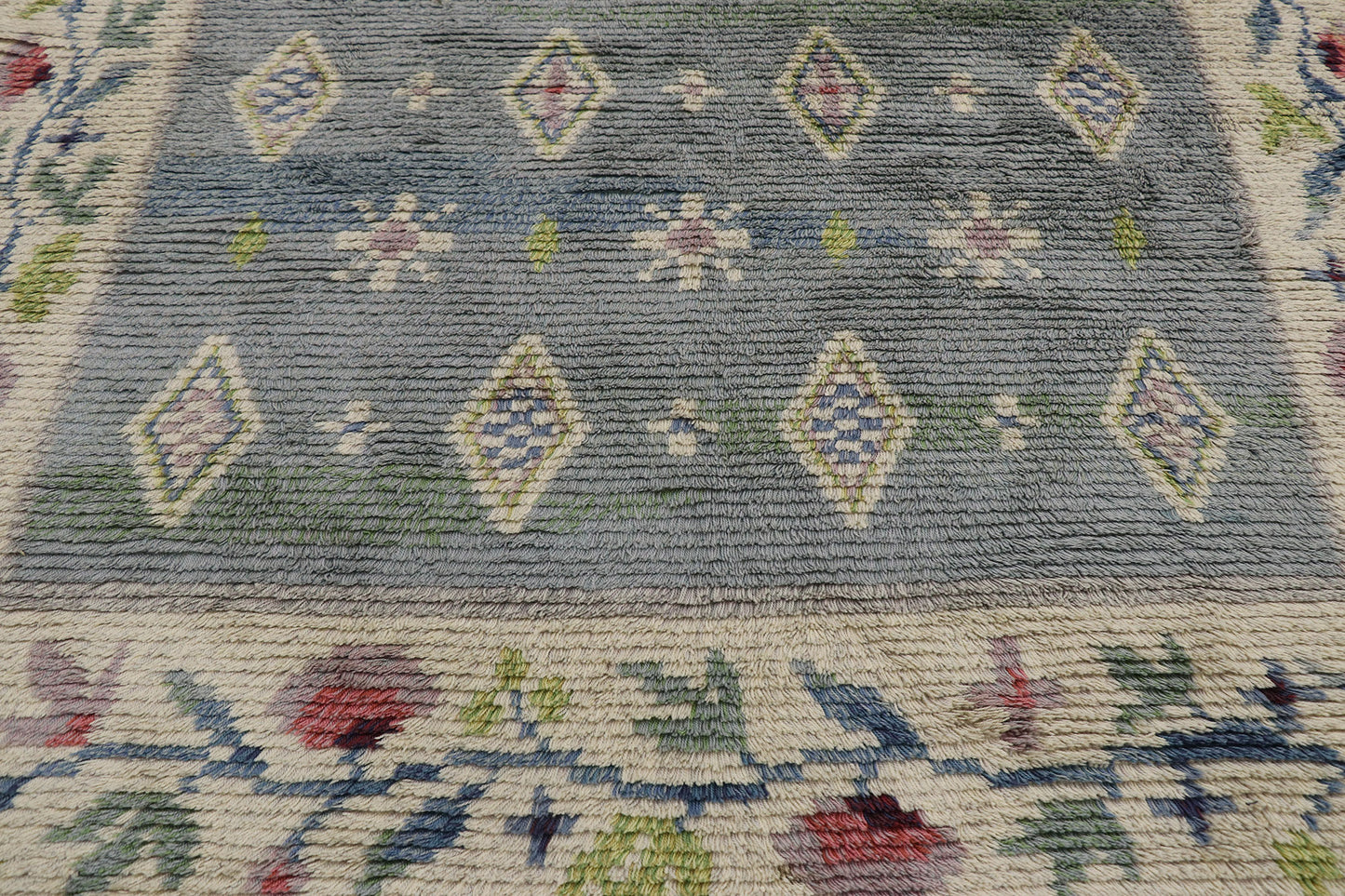 6 x 10 Vintage Swedish Rya Rug 78105