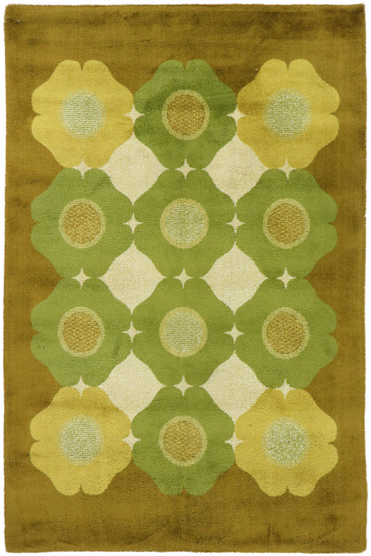 7 x 10 Vintage German Herforder Teppiche Rug 78106