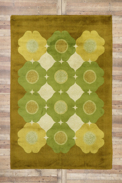 7 x 10 Vintage German Herforder Teppiche Rug 78106