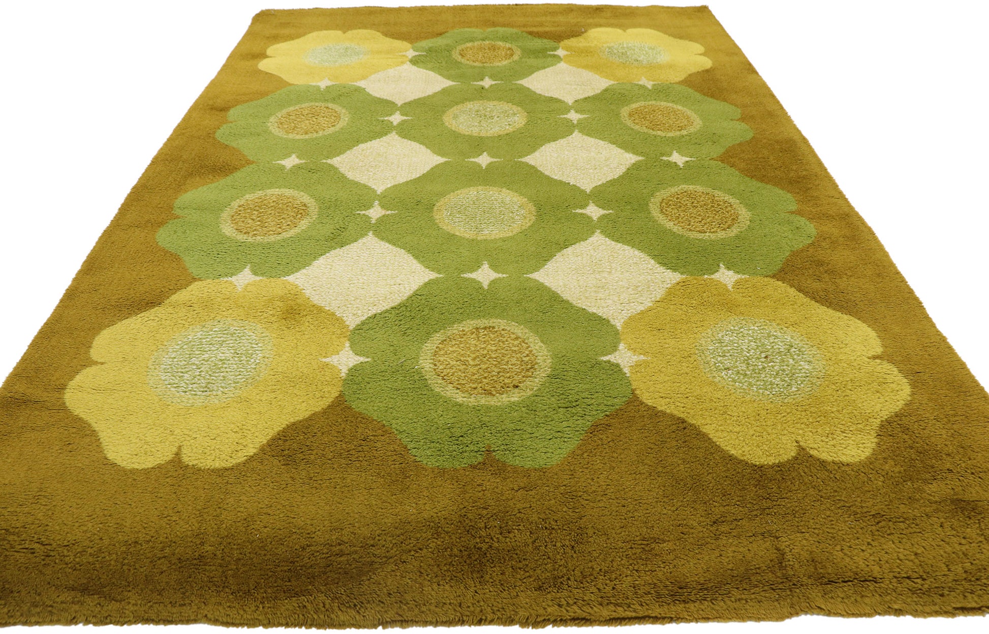 7 x 10 Vintage German Herforder Teppiche Rug 78106