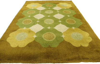 7 x 10 Vintage German Herforder Teppiche Rug 78106