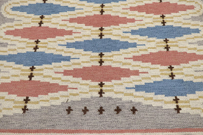 5 x 6 Vintage Swedish Rollakan Rug 78108