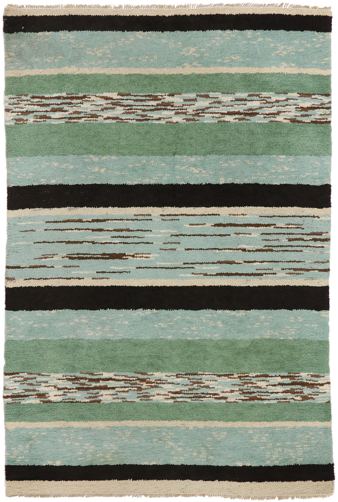 5 x 7 Vintage Swedish Rya Rug 78109