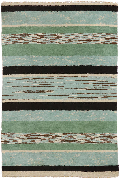 5 x 7 Vintage Swedish Rya Rug 78109