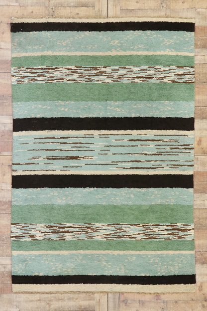 5 x 7 Vintage Swedish Rya Rug 78109