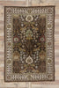 6 x 9 Vintage American Hooked Rug 78115
