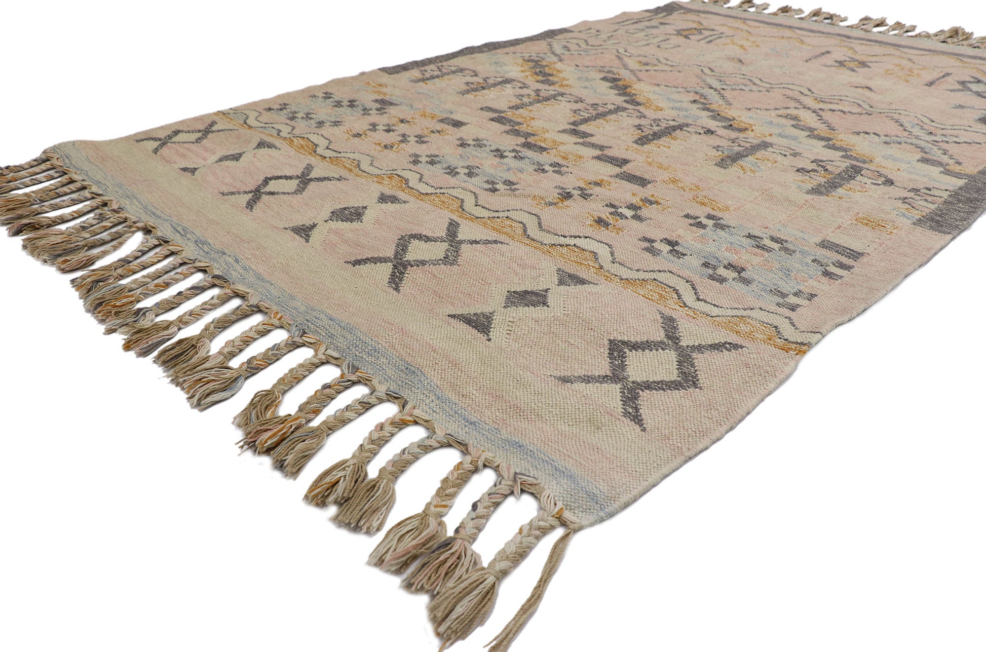 5 x 8 Vintage Turkish Kilim Rug 78116
