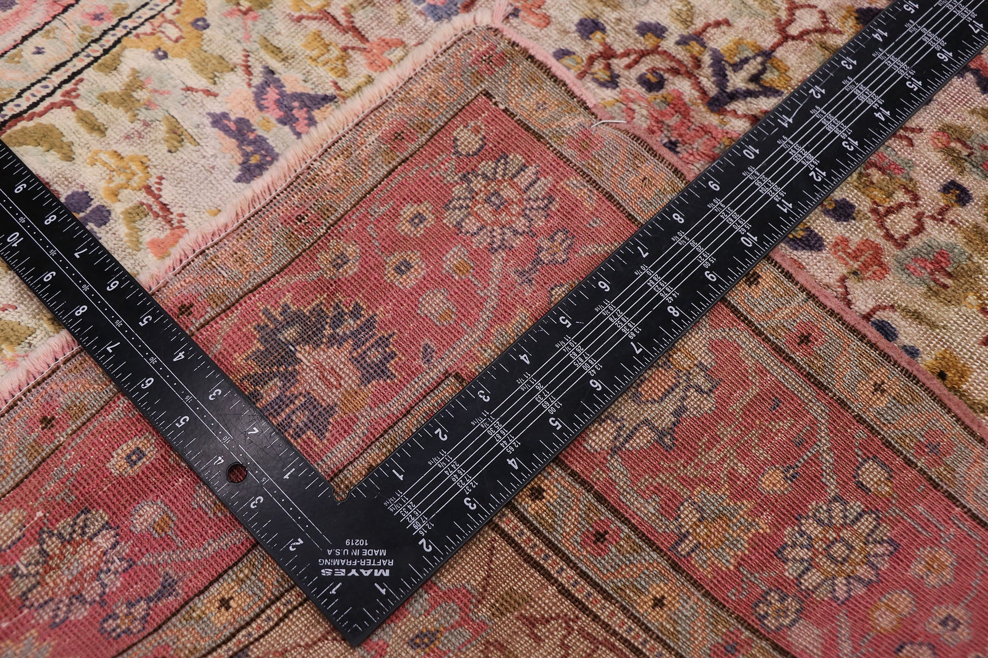 3 x 4 Vintage Persian Souf Kashan Rug 78120