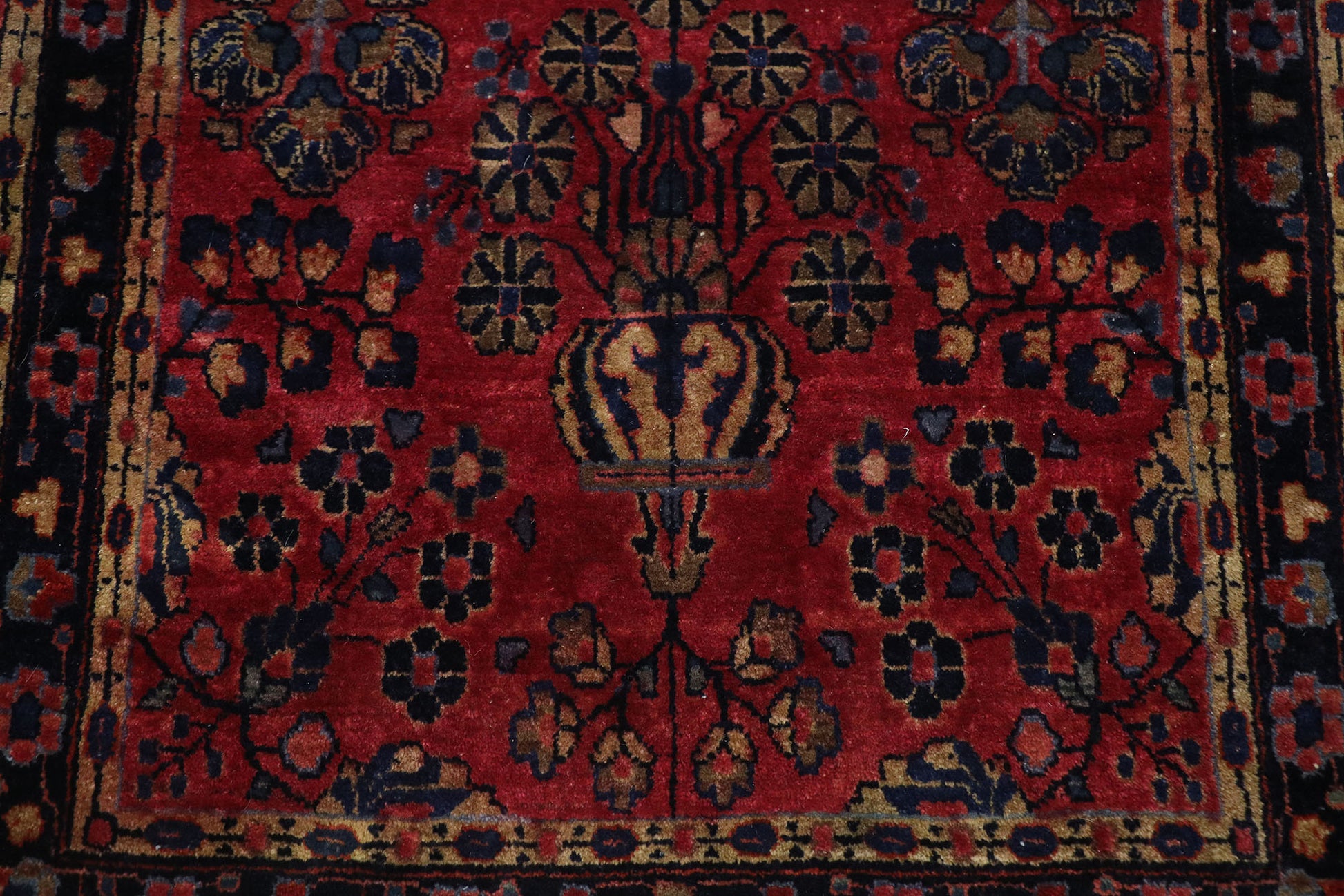 2 x 4 Antique Persian Sarouk Rug 78122
