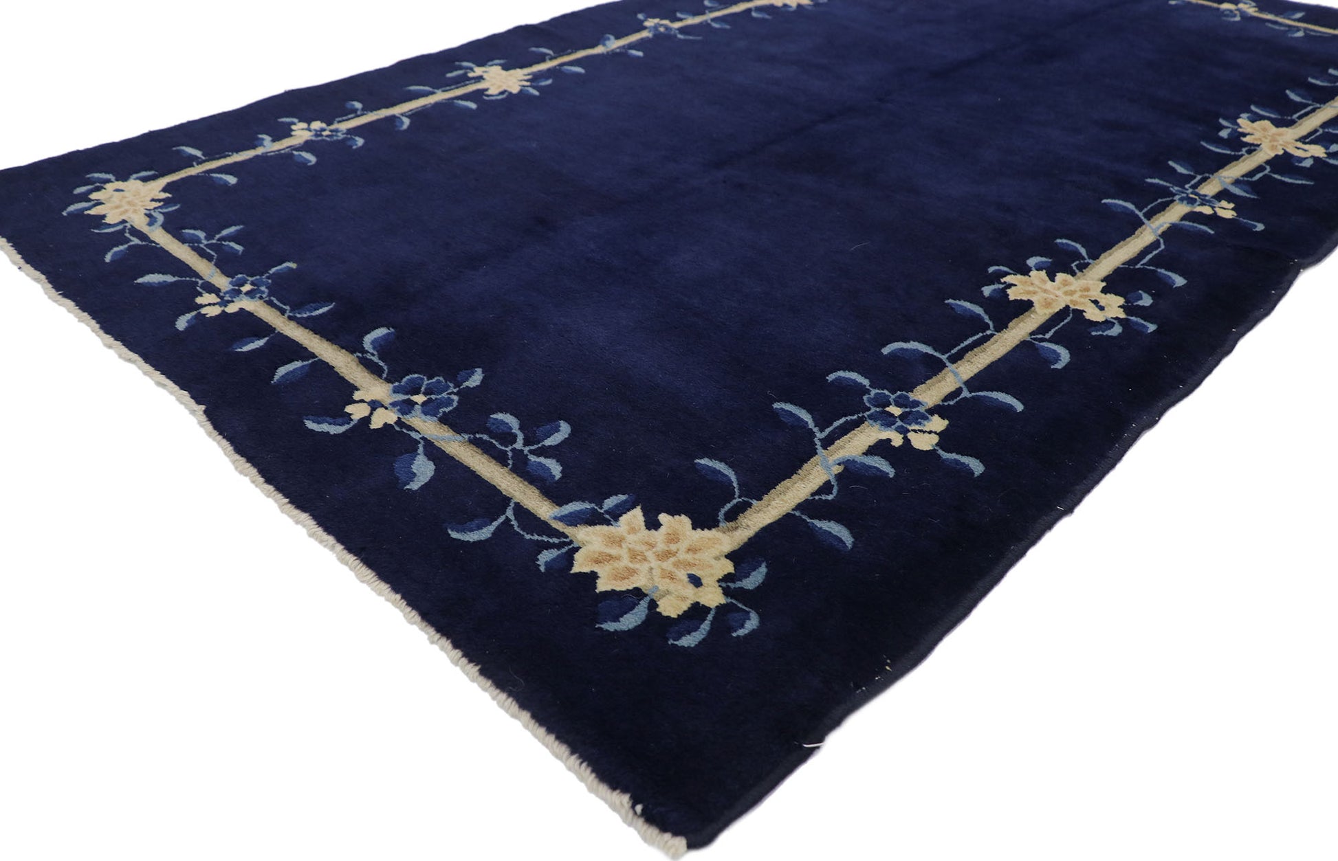 4 x 7 Vintage Chinese Peking Rug 78123