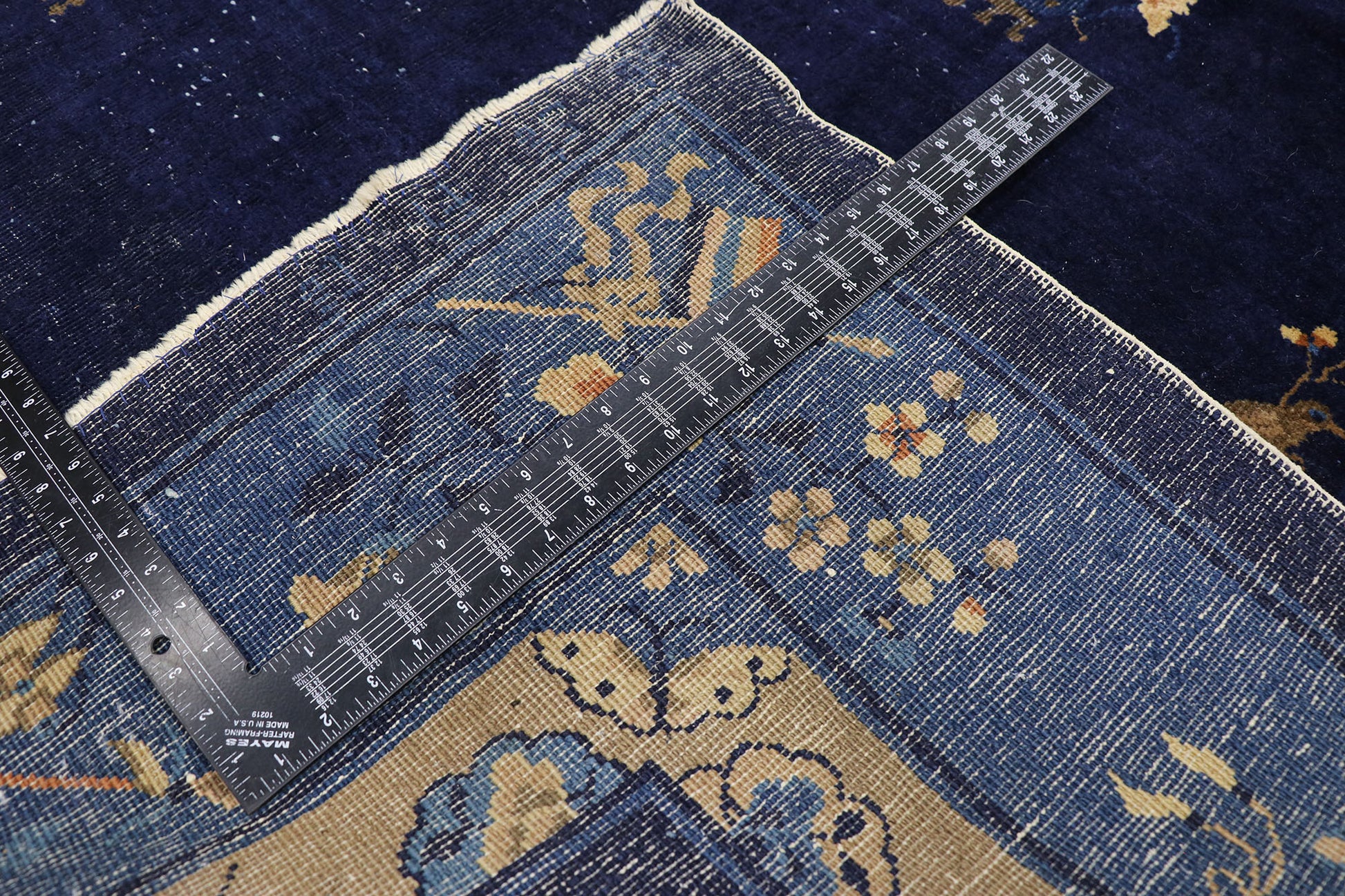 8 x 11 Vintage Chinese Peking Rug 78125
