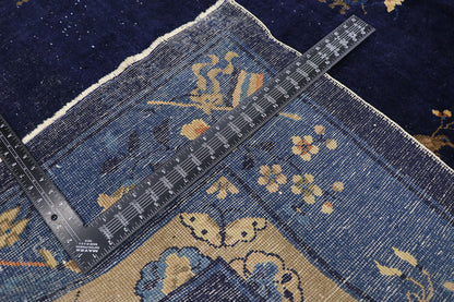 8 x 11 Vintage Chinese Peking Rug 78125