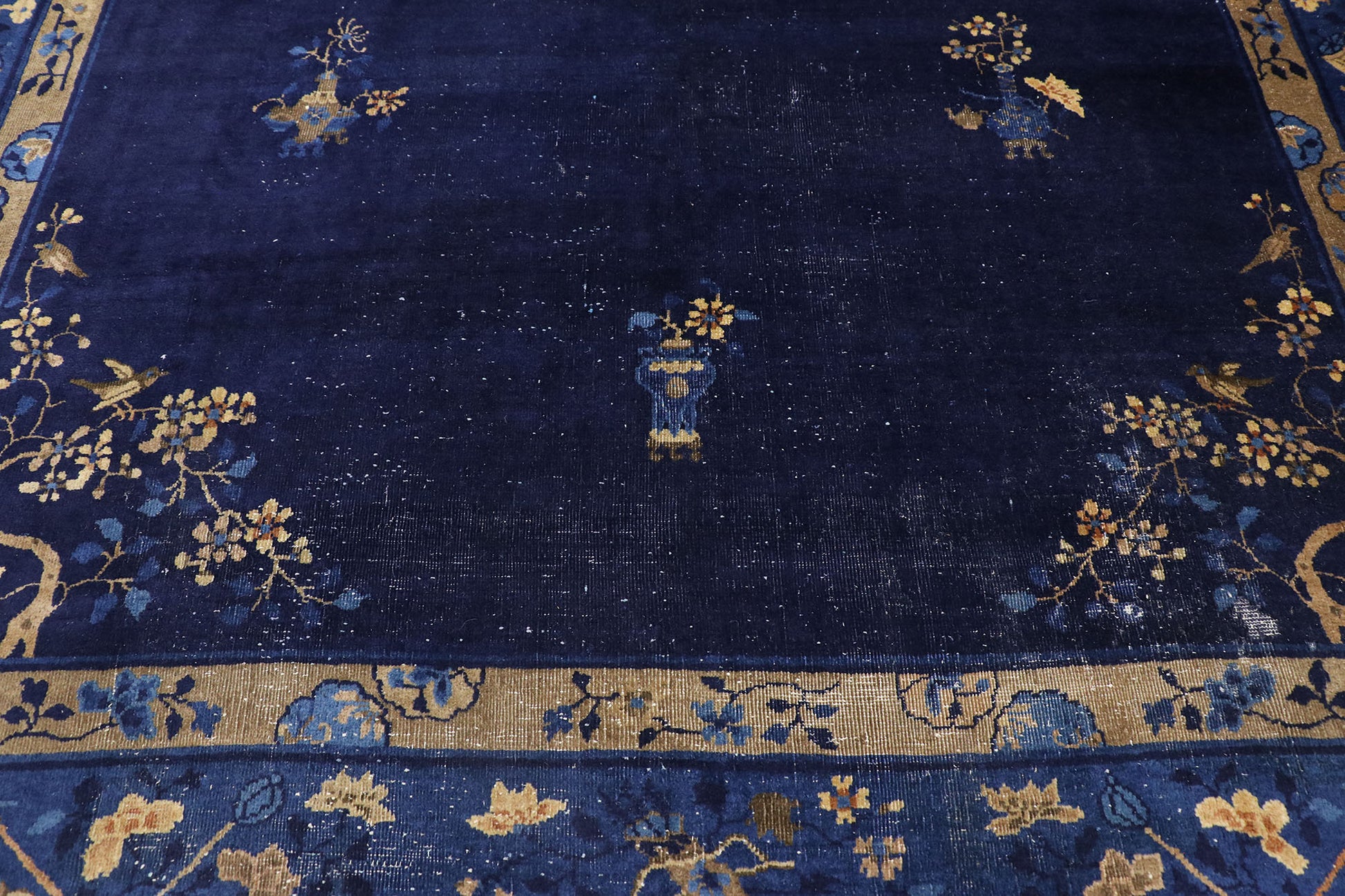 8 x 11 Vintage Chinese Peking Rug 78125