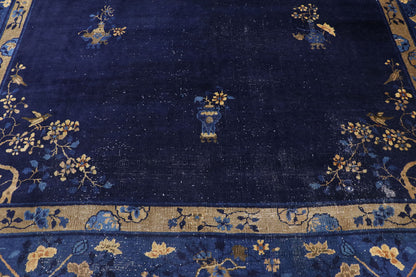 8 x 11 Vintage Chinese Peking Rug 78125