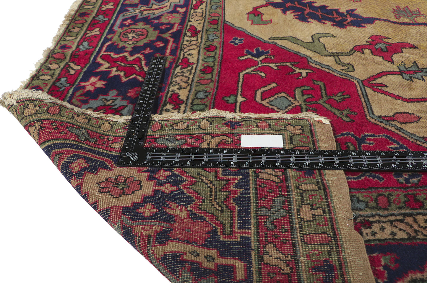 9 x 15 Antique Turkish Serapi Rug 78128