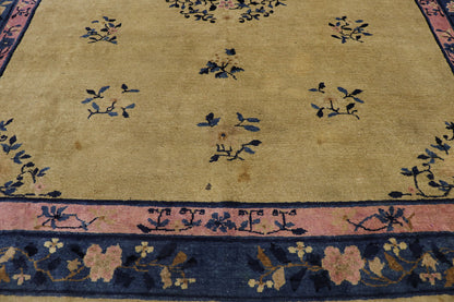 8 x 10 Antique Chinese Peking Rug 78130