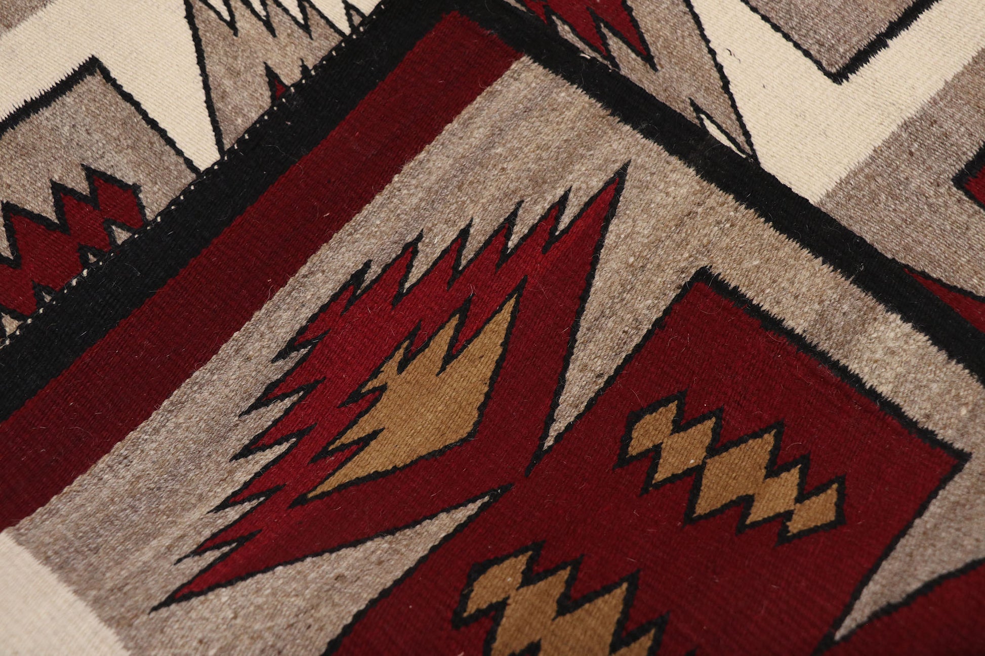 3 x 3 Vintage Navajo Blanket Rug 78134