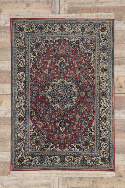 4 x 6 Vintage Chinese Tabriz Rug 78137