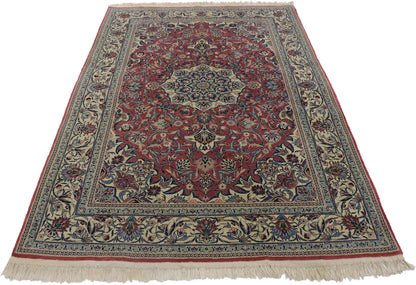 4 x 6 Vintage Chinese Tabriz Rug 78137