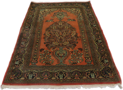 3 x 5 Antique Orange Persian Bijar Rug 78145