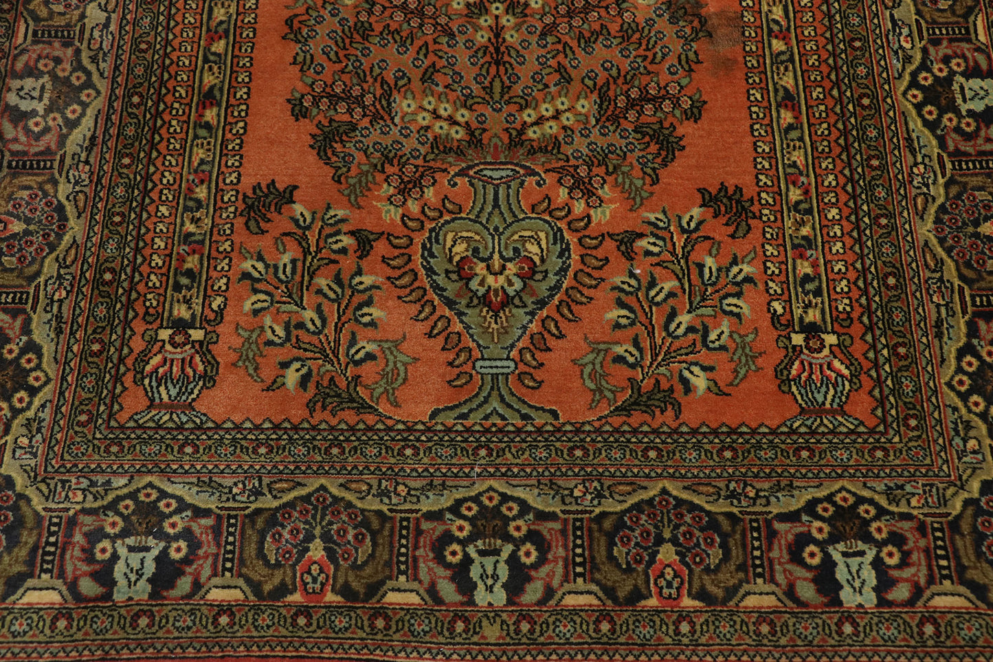 3 x 5 Antique Orange Persian Bijar Rug 78145