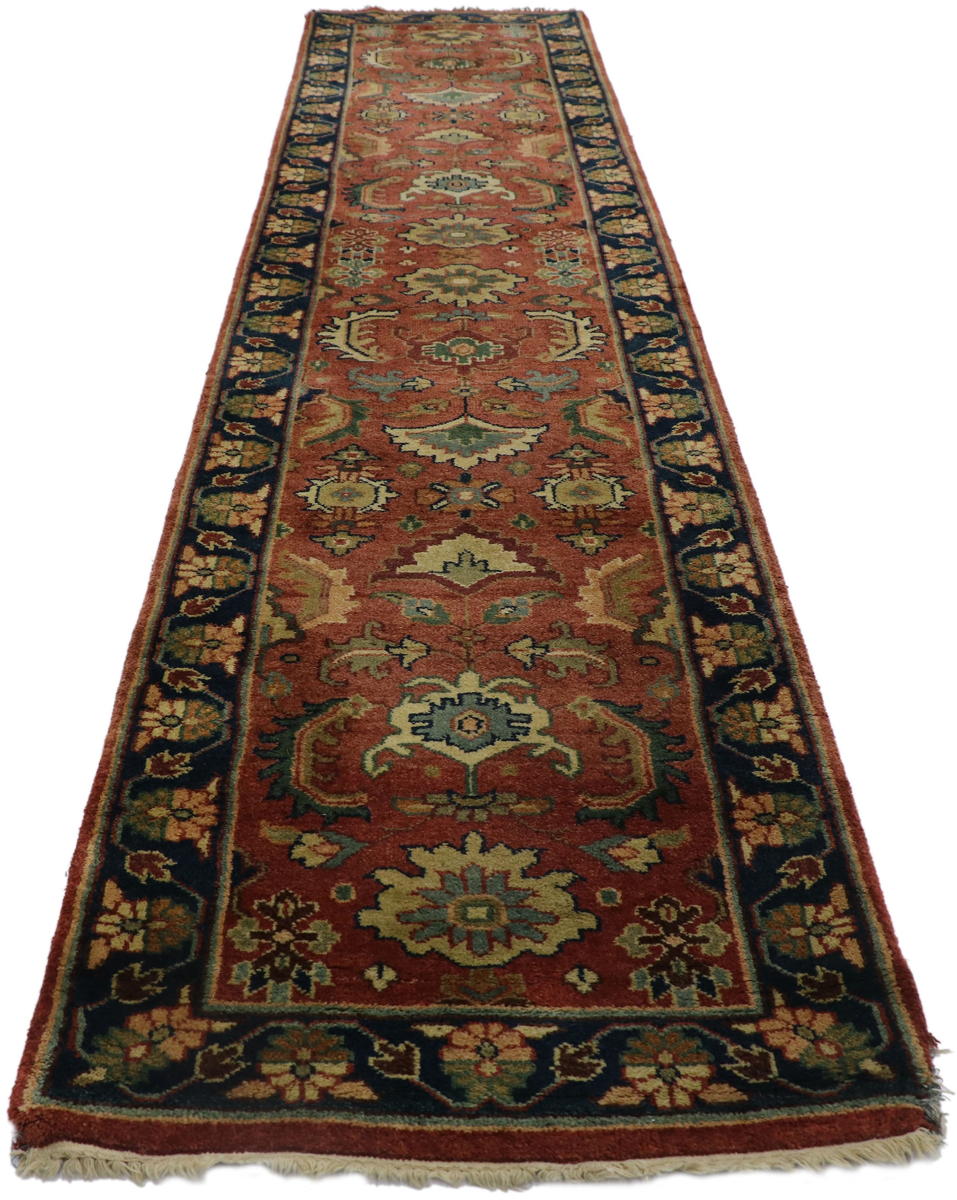 3 x 12 Vintage Indian Mahal Rug 78147