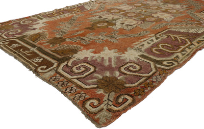 6 x 9 Antique Persian Khotan Rug 78149