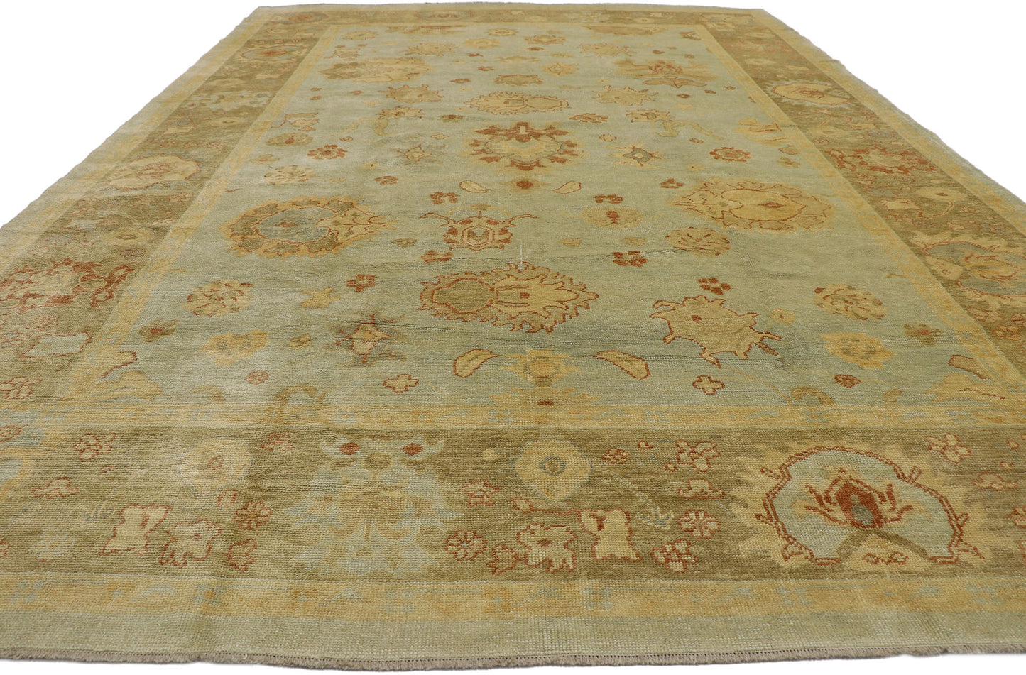 11 x 15 Contemporary Turkish Oushak Rug 78151