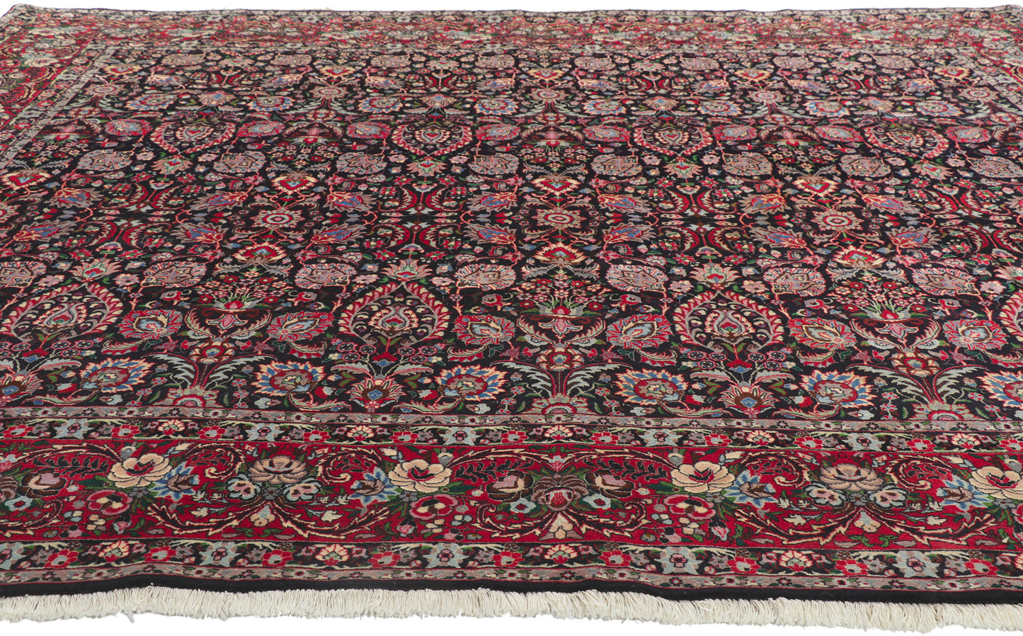 10 x 10 Vintage Persian Tekab Bijar Rug 78161