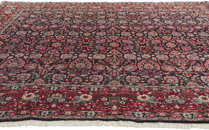 10 x 10 Vintage Persian Tekab Bijar Rug 78161