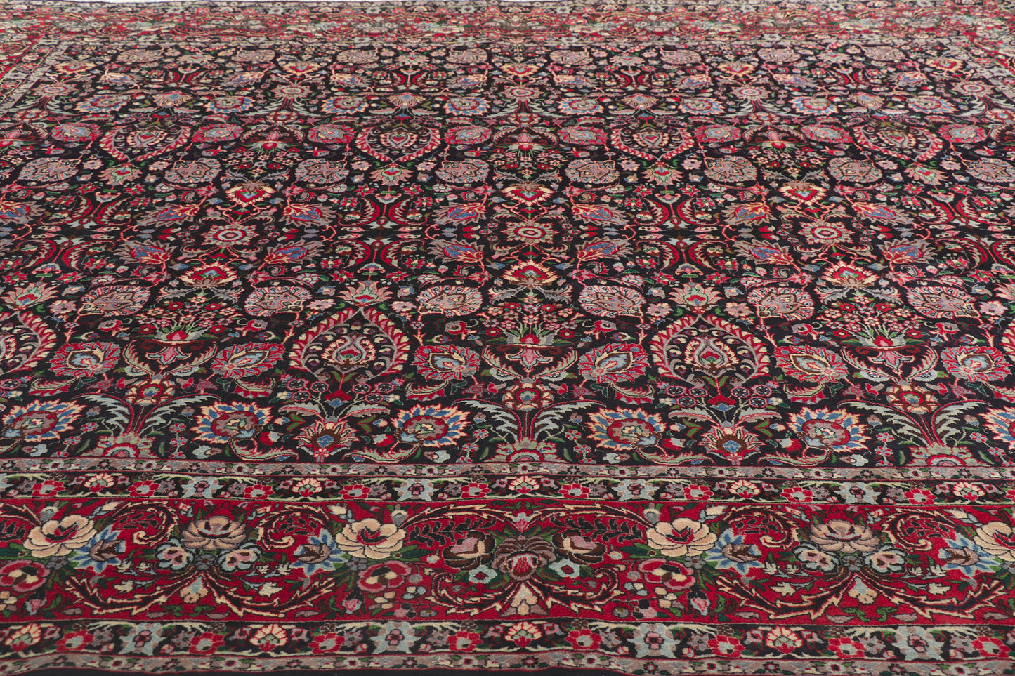 10 x 10 Vintage Persian Tekab Bijar Rug 78161
