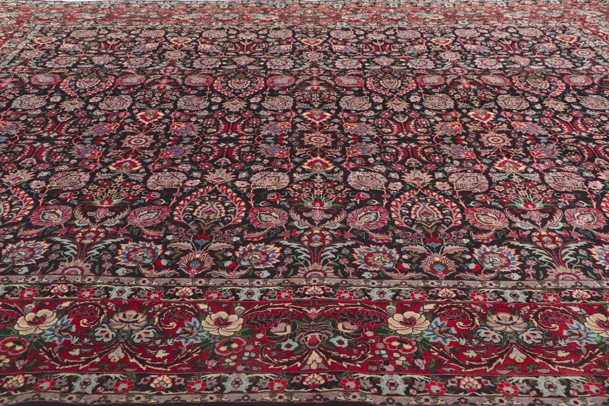 10 x 10 Vintage Persian Tekab Bijar Rug 78161