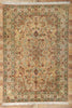 7 x 10 Vintage Persian Tabriz Rug 78171