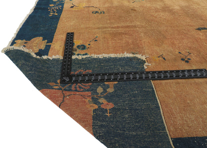 6 x 8 Antique-Worn Chinese Peking Rug 78173