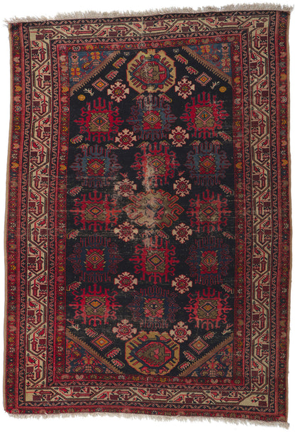 4 x 6 Antique Persian Malayer Rug 78177