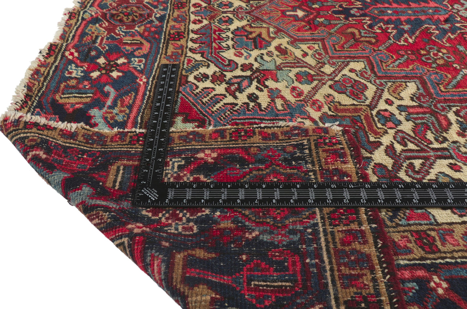 7 x 9 Vintage Persian Heriz Rug 78180